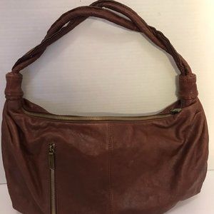 Hobo International Vintage Burgundy Large Hobo Shoulder Bag
